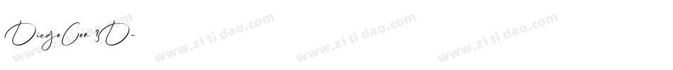 DiegoCon 3D字体转换